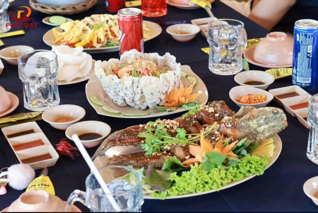 Nhà hàng có chòi riêng Bến Tre